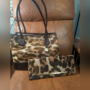 Brahmin Anytime tote and Alexis Clutch